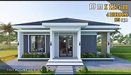 Small House Design | 10.00m x 12.50m (125 sqm) | 4 Bedrooms
