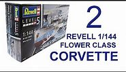 Revell 1/144 Flower Class Corvette full build with Pontos detail set Part 2