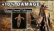 How to get 10% DAMAGE Increase | Ritual Sword Talisman ► Elden Ring