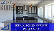 IKEA Kitchen Cabinet Course Part 5/5: How to Install Toe Kicks, Island Back Panels and Door Handles