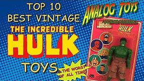 Top 10 Best Vintage Incredible Hulk Toys - Hulk Action Figure Collection