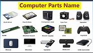 Computer Tools Name With Picture , Computer parts name List. Basic Parts of Computer.
