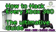 Xbox 360 - All in one Hacking Guide - All xboxes ( Xbox 360 E ) Flash JTAG RGH R-JTAG [HD]