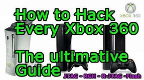 Xbox 360 - All in one Hacking Guide - All xboxes ( Xbox 360 E ) Flash JTAG RGH R-JTAG [HD]