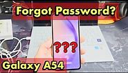 Galaxy A54: Forgot Password? Let's Factory Reset