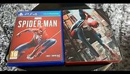 Marvel's Spiderman PS4 and Steelbook Case Unboxing