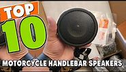 Best Motorcycle Handlebar Speaker In 2023 - Top 10 Motorcycle Handlebar Speakers Review