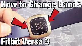FitBit Versa 3: How to Put On & Take Off Bands