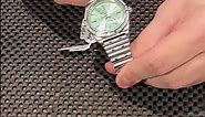 Breitling Chronomat Green Dial Steel Diamond Ladies Watch A10380 Review | SwissWatchExpo