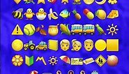 All yellow emojis