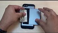 Spigen Slim Armor CS Bumper Case With Cardholder for iPhone 7/8/SE 2020 Unboxing & Review