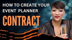 How to Create an Event Planner Contract