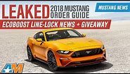 2018 Ford Mustang GT & EcoBoost Options + Packages - New Interior, Wheels, Spoiler, & Line Lock