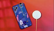 Trendy Fun Stitc with Wrist Strap for iPhone 14 Pro Max Case Lanyard Girls Cartoon Cute Kawaii Character Wristband Cases for Kids Boys Girly Phone IMD Cool TPU Cover for iPhone 14 Pro Max 6.7 Inches