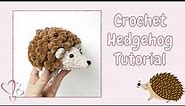 Easy Crochet Hedgehog (Tutorial 2022) | Free Amigurumi Animal Pattern for Beginners