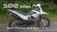 500 mile REVIEW on my $1,300 TAO TAO TBR7 250cc Chinese dual sport