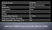 Intel® Core™ i7 940XM Processor Extreme Edition