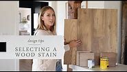 How to Select a Wood Stain | Matching Wood Stains