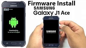 How to flash install firmware in Samsung galaxy J1 Ace SM-J110 mobile phone