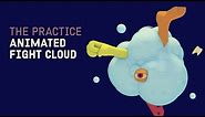 Animated Fight Cloud Gif in Cinema 4d // The Practice 131