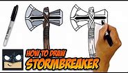How to Draw Stormbreaker | Avengers | Step-by-Step Tutorial