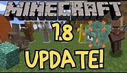 Minecraft 1.8 Update Overview! NEW BOSS! NEW MOBS, BLOCKS AND KILLER RABBIT!