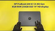 HP ProBook 640 G1 Unboxing - Mid Games/Editing Experience