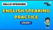 Speaking Practice With Subtitle and Conversation | Lesson 1 | Belajar Speaking