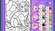 Color By Number Coloring Pages For Kids - Color By Number Coloring Pages Game