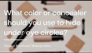 How to Get Rid of Black Circles Under Your Eyes