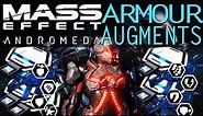 ARMOUR AUGMENTS, A COMPREHENSIVE GUIDE IN MASS EFFECT ANDROMEDA