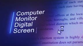 Computer Monitor Digital Screen / Video Display ( After Effects Template )