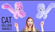 How to Make a Balloon Animal Cat - Cat Balloon Animal Step by Step #balloonanimals #ballooncat