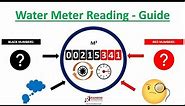 Water Meter Reading - Simple Guide