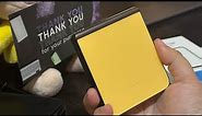 Samsung Galaxy Z Flip 5 Exclusive Yellow Color Unboxing