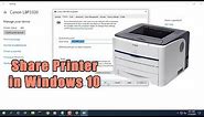 How to Share a Printer in Windows 10 | NETVN