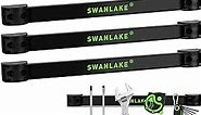 SWANLAKE 12" Magnetic Tool Holder Strip,Metal Tool Magnet Bar for Garage Organization(4PCS)