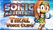 All Tikal Voice Clips • Sonic Adventure • (Elara Distler) Voice Lines