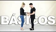 1. Pasos básicos de BACHATA | Como bailar bachata en pareja | Aprende a bailar con Alfonso y Mónica