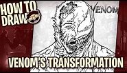 How to Draw VENOM'S TRANSFORMATION (Venom 2018) | Narrated Easy Step-by-Step Tutorial