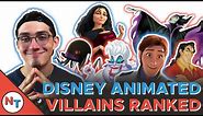 Disney Animated VILLAINS Ranked | Disney Tier List