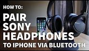 How to Pair Sony Headphones to iPhone – Connect Sony Headphones to iPhone with Bluetooth