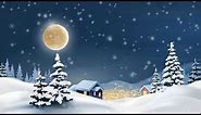 Free Animated Landscape , Snow, Christmas Background (Snow ,Christmas Village, Christmas, Landscape)