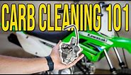 How to clean a dirt bikes carburetor! (Made SIMPLE)