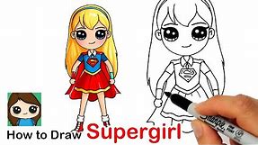 How to Draw Supergirl | DC Super Hero Girls