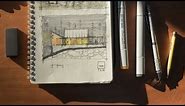 Inside My Sketchbook + An Architect's Sketching Tools