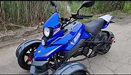 Street Legal 200cc Tryker Trike Scooter Motorcycle Moped Test And Review