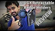 LIUGX Retractable Badge Holders - Unboxing and Review