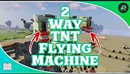 Two Way TNT Flying Machine | Tutorial | Minecraft 1.20+ Java