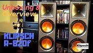 Klipsch Reference R-820F Tower Speakers - Unboxing, Setup and Overview